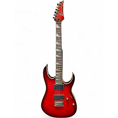 Used Ibanez RG3EX1 Trans Red Solid Body Electric Guitar