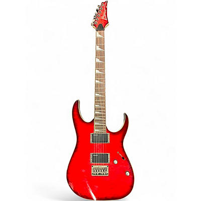 Used Ibanez RG3EX1 Transparent Red Solid Body Electric Guitar