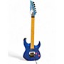 Used Ibanez RG3XXV RG 25th Anniversary Blue Solid Body Electric Guitar Blue