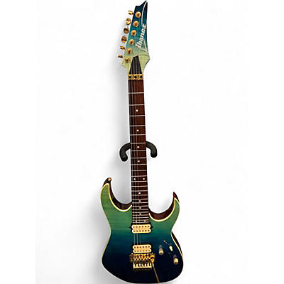 Used Ibanez RG420 HPFM Blue Burst Solid Body Electric Guitar