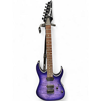 Used Ibanez RG420CMN RG Series Purple Solid Body Electric Guitar