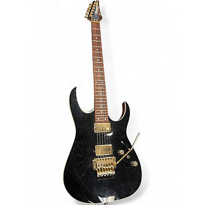 Used Ibanez RG420HPAH Blue Wave Black Solid Body Electric Guitar