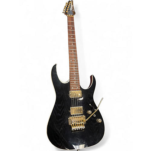 Used Ibanez RG420HPAH Blue Wave Black Solid Body Electric Guitar Blue Wave Black