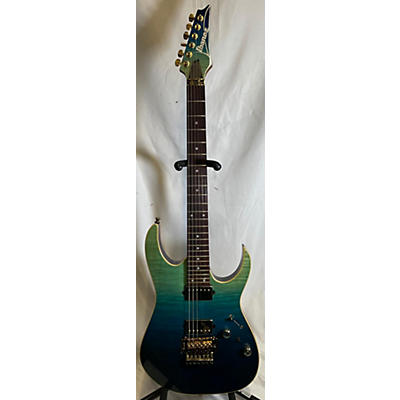 Ibanez Used Ibanez RG420HPFM Blue Reef Solid Body Electric Guitar