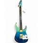 Used Ibanez RG420HPFM Blue Reel Gradation Solid Body Electric Guitar Blue Reel Gradation