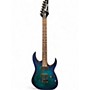 Used Ibanez RG421 BLUE GREEN Solid Body Electric Guitar BLUE GREEN