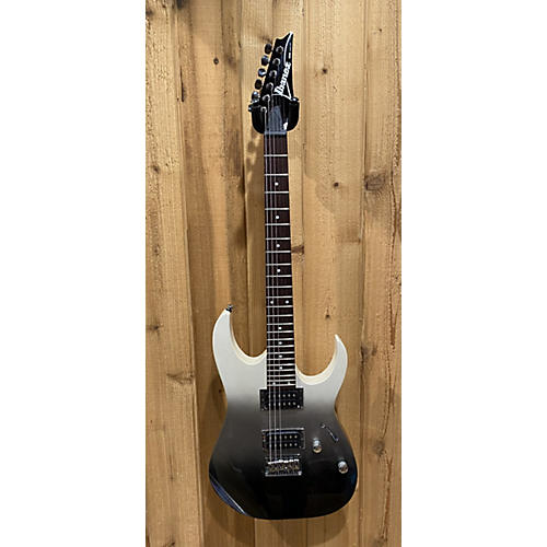 Ibanez Used Ibanez RG421 Black And White Solid Body Electric Guitar Black and White