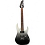 Used Ibanez RG421 Black and Silver Solid Body Electric Guitar Black and Silver