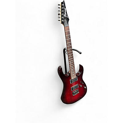 Used Ibanez RG421 Blackberry Sunburst Solid Body Electric Guitar