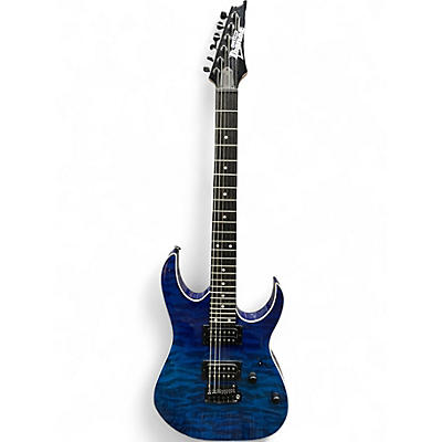 Used Ibanez RG421 Blue Solid Body Electric Guitar