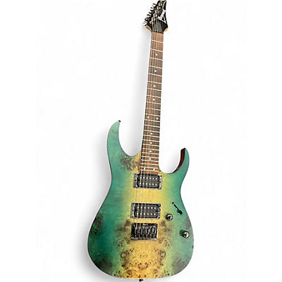 Used Ibanez RG421 Caribbean Shoreline Solid Body Electric Guitar