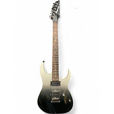 Used Ibanez RG421 Pearl Black Fade Metallic Solid Body Electric Guitar