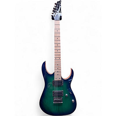 Used Ibanez RG421AHM Emerald Green Solid Body Electric Guitar