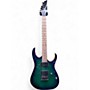 Used Ibanez RG421AHM Emerald Green Solid Body Electric Guitar Emerald Green