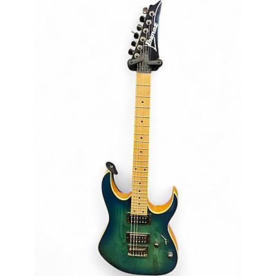 Used Ibanez RG421AHM Green Solid Body Electric Guitar