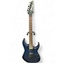 Used Ibanez RG421EX Blue Solid Body Electric Guitar Blue