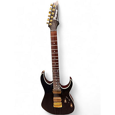 Used Ibanez RG421HPAH Blue Wave Black Solid Body Electric Guitar