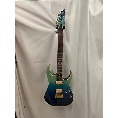 Ibanez Used Ibanez RG421HPFM BLUE FADE Solid Body Electric Guitar