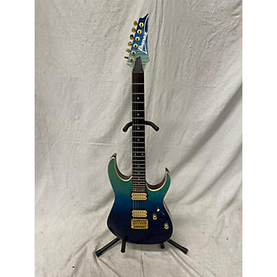 Ibanez Used Ibanez RG421HPFM Trans Blue Solid Body Electric Guitar