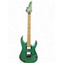 Used Ibanez RG421MSP GREEN SPARKLE Solid Body Electric Guitar GREEN SPARKLE