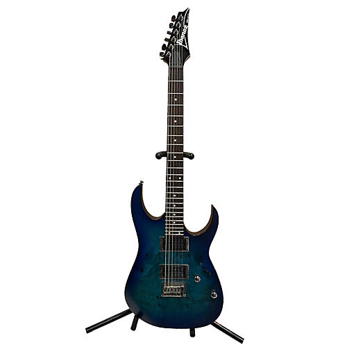 Ibanez Used Ibanez RG421PB Blue Solid Body Electric Guitar Blue