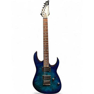 Used Ibanez RG421PB Blue Solid Body Electric Guitar