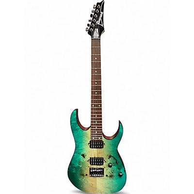 Used Ibanez RG421PB CARIBBEAN SHORELINE FLAT Solid Body Electric Guitar