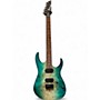 Used Ibanez RG421PB Caribbean Shoreline Flat Solid Body Electric Guitar Caribbean Shoreline Flat