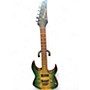 Used Ibanez RG421PB Caribbean Shoreline Flat Solid Body Electric Guitar Caribbean Shoreline Flat