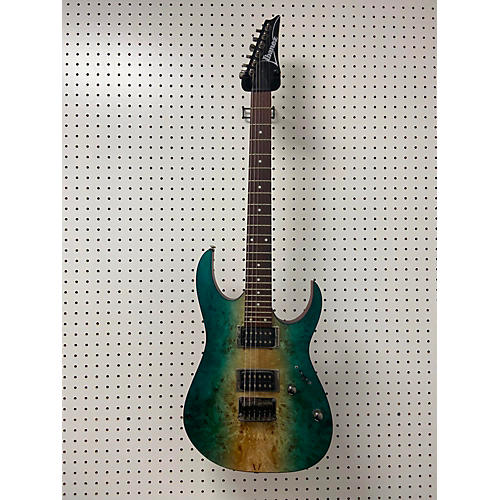 Ibanez Used Ibanez RG421PB Caribbean Shoreline Solid Body Electric Guitar Caribbean Shoreline