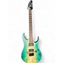 Used Ibanez RG421PB Caribbean Shoreline Solid Body Electric Guitar Caribbean Shoreline