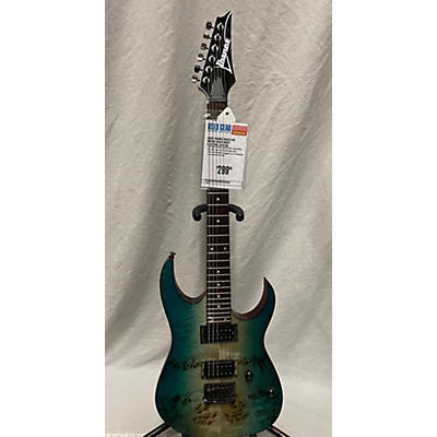 Ibanez Used Ibanez RG421PB Green Solid Body Electric Guitar