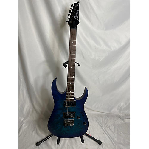 Ibanez Used Ibanez RG421PB Pelham Blue Solid Body Electric Guitar Pelham Blue