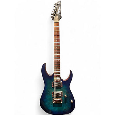 Used Ibanez RG421PB Trans Blue Solid Body Electric Guitar