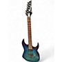 Used Ibanez RG421PB Trans Blue Solid Body Electric Guitar Trans Blue