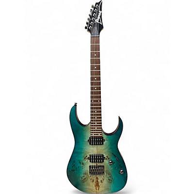 Used Ibanez RG421PB Tropical Turquoise Solid Body Electric Guitar