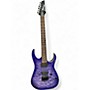 Used Ibanez RG421QM Cerulean Blue Blue Burst Solid Body Electric Guitar Blue Burst