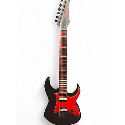 Used Ibanez RG431HPDX Black and Red Solid Body Electric Guitar