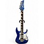 Used Ibanez RG450DX Blue Solid Body Electric Guitar Blue