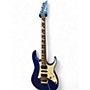 Used Ibanez RG450DX Metallic Blue Solid Body Electric Guitar Metallic Blue