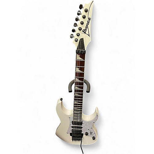 Used Ibanez RG450DXB WHITE Solid Body Electric Guitar WHITE