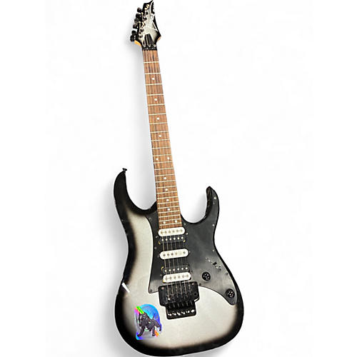 Used Ibanez RG450EX Silver Burst Solid Body Electric Guitar Silver Burst