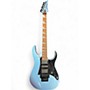 Used Ibanez RG450EXB Ice Blue Metallic Solid Body Electric Guitar Ice Blue Metallic
