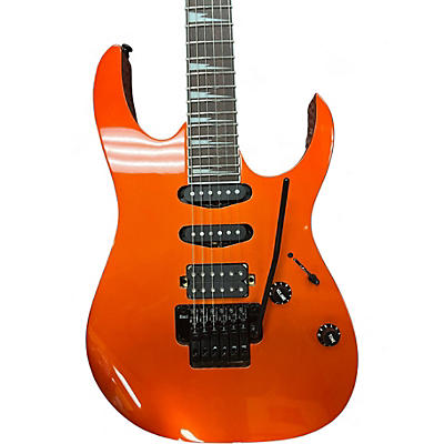 Used Ibanez RG460DX Orange Metallic Solid Body Electric Guitar