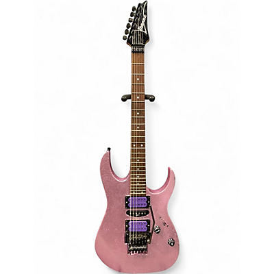 Used Ibanez RG470 Pink Sparkles Solid Body Electric Guitar