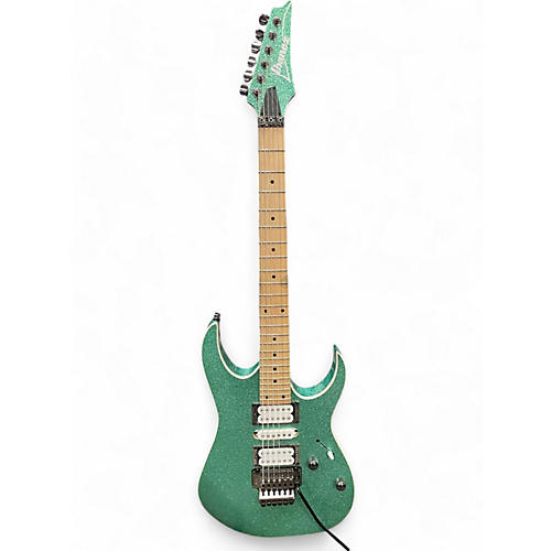 Ibanez Used Ibanez RG470 TEAL SPARKLE Solid Body Electric Guitar TEAL SPARKLE