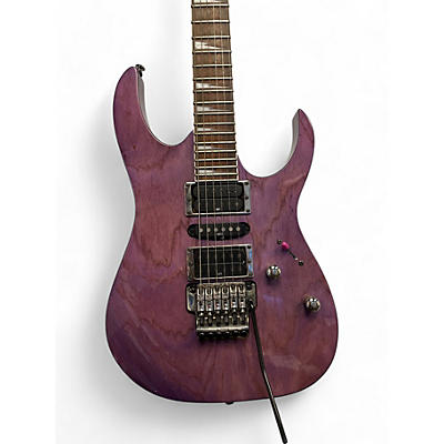 Ibanez Used Ibanez RG470 Trans Purple Solid Body Electric Guitar