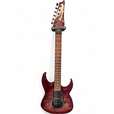 Used Ibanez RG470 Trans Red Solid Body Electric Guitar