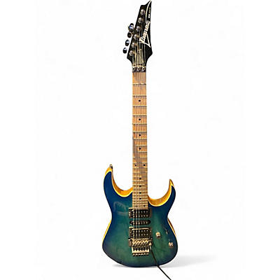Used Ibanez RG470AHM Blue Burst Solid Body Electric Guitar