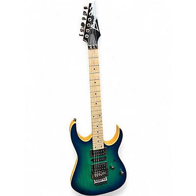 Used Ibanez RG470AHM Blue Moon Burst Solid Body Electric Guitar